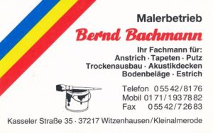 Malerbetrieb Bernd Bachmann