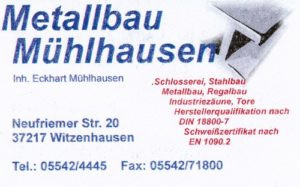 Metallbau Mühlhausen