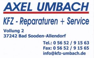 Axel Umbach KFZ-Werkstatt
