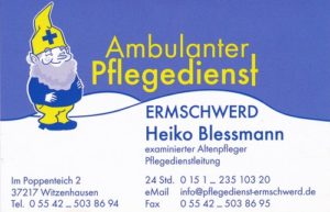 Amb. Pflegedienst Ermschwerd Heiko Blessmann